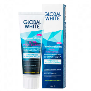 Зубная паста GLOBAL WHITE Total protection экстра 100 г